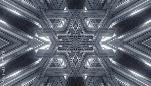 abstract futuristic background with glowing lines