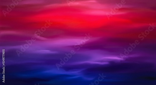 Abstract celestial gradient background with dreamy hues of red purple and blue