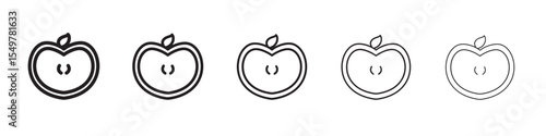 Apple icon vector illustration isolated
