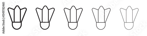 Badminton icon vector illustration isolated