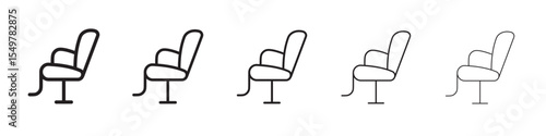 Barber chair icon vector illustration isolated