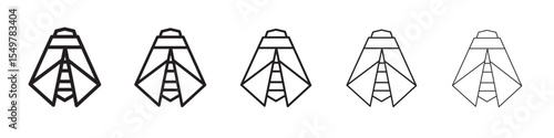 Bee icon vector illustration isolated
