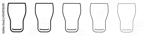 Beer glass icon vector illustration isolated