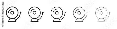 Bell ring icon vector illustration isolated