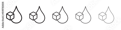 blood glucose icon vector illustration isolated