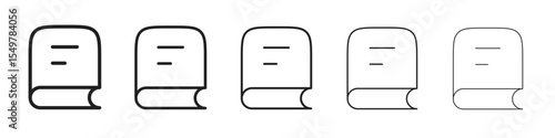 Book icon vector illustration isolated