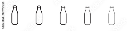 Bottle icon vector illustration isolated
