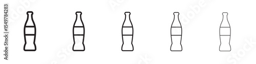 Bottle icon vector illustration isolated