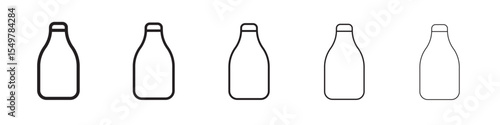 Bottle icon vector illustration isolated