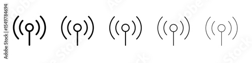 Broadcast Icon vector illustration isolated