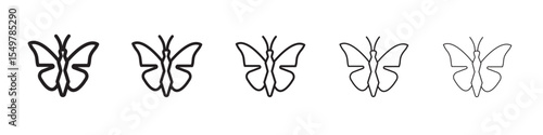 Butterfly icon vector illustration isolated