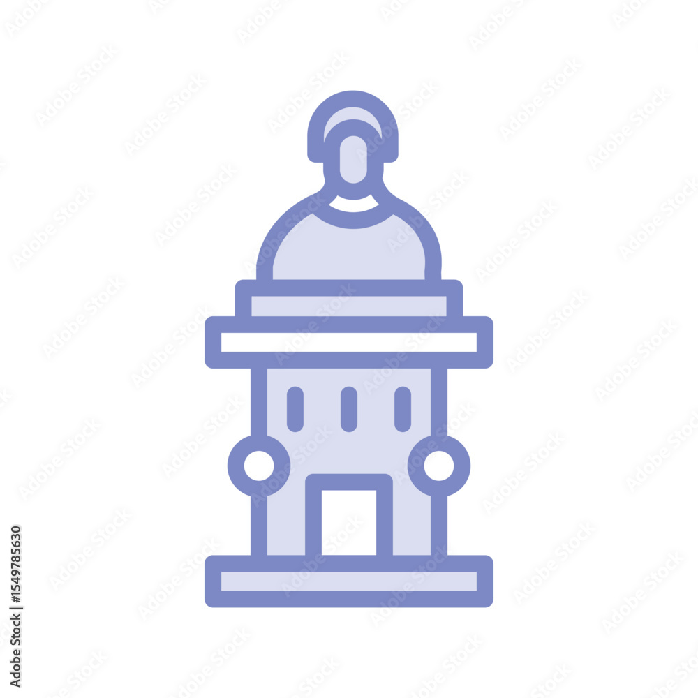Sculpture Pedestal duotone line icon , vector, pixel perfect, illustrator file
Sculpture Pedestal duotone line icon , vector, pixel perfect, illustrator file