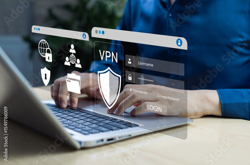 Foto VPN technology concept