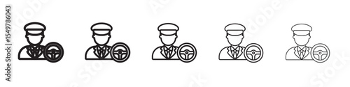 car driver icon vector illustration isolated