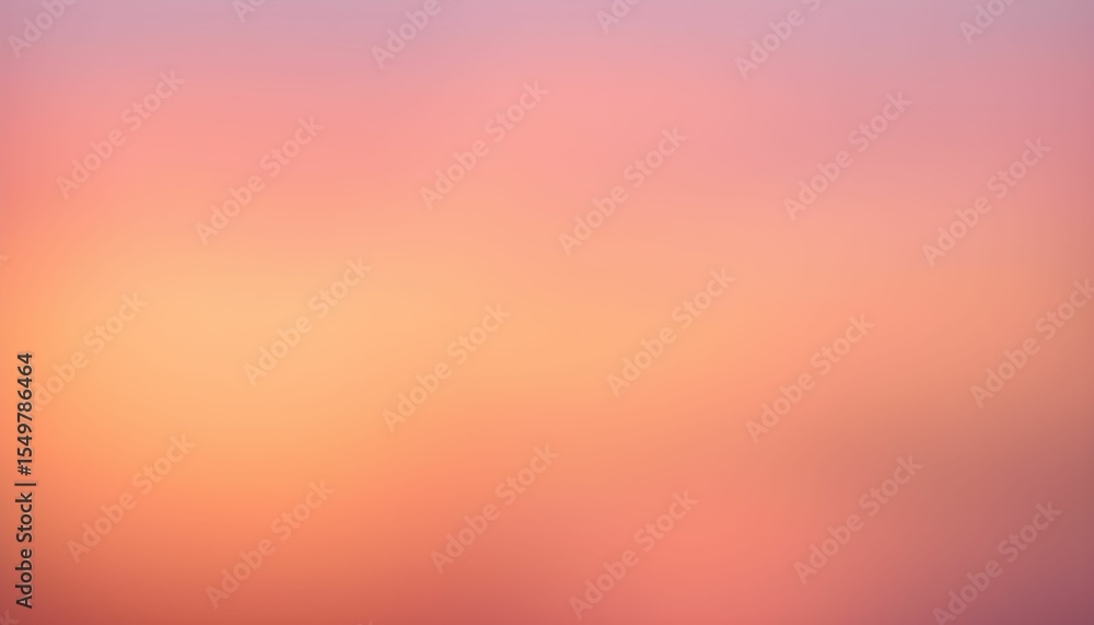 Obraz premium Soft, blended sunset colors, fading from peach to lavender.