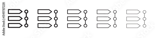 Chronology icon vector illustration isolated