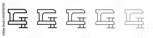 Clamp icon vector illustration isolated