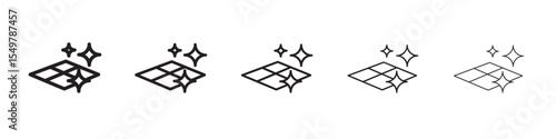 clean surface icon vector illustration isolated