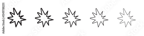 Collision icon vector illustration isolated