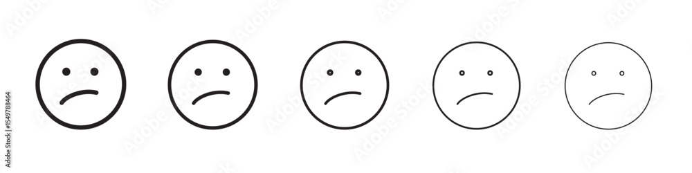 Fototapeta premium Comfused icon vector illustration isolated