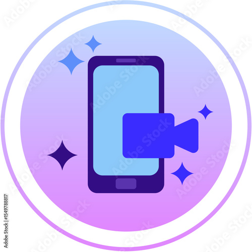 Video Call Icon — Video Chat & Online Communication SVG

