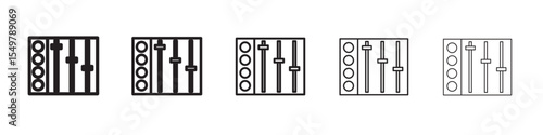 control panel icon vector illustration isolated
