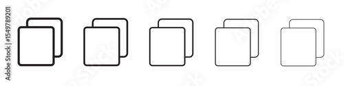 Copy icon vector illustration isolated