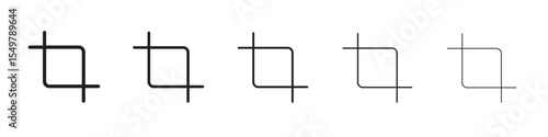 Crop icon vector illustration isolated