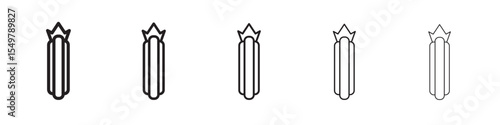 Cucumber icon vector illustration isolated