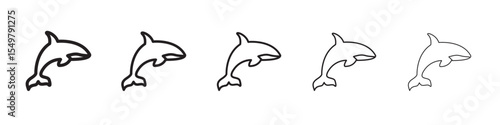Dolphine icon vector illustration isolated
