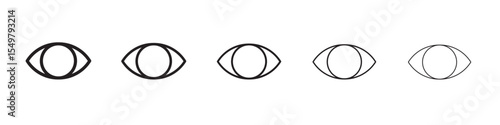 Eye icon vector illustration isolated