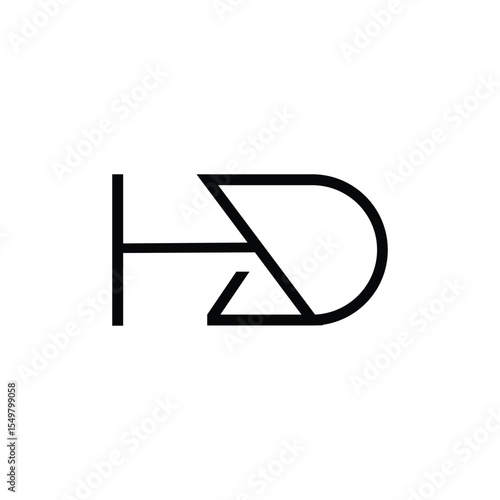 Minimal Letters HD Logo Design