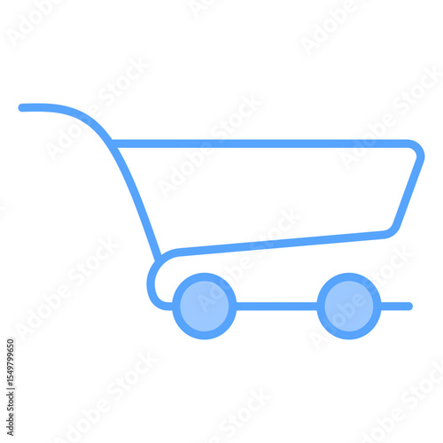 Shopping Cart Blue Icon