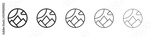 Forecaster icon vector illustration isolated