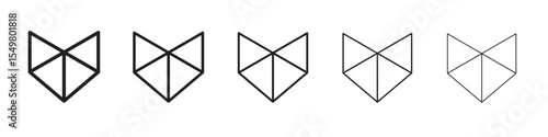 Foxydroid icon vector illustration isolated