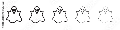 Ghost icon vector illustration isolated