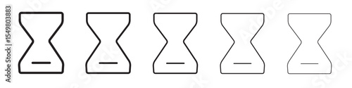 Glass hour icon vector illustration isolated