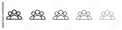 Group icon vector illustration isolated