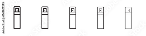 Hair spray icon vector illustration isolated