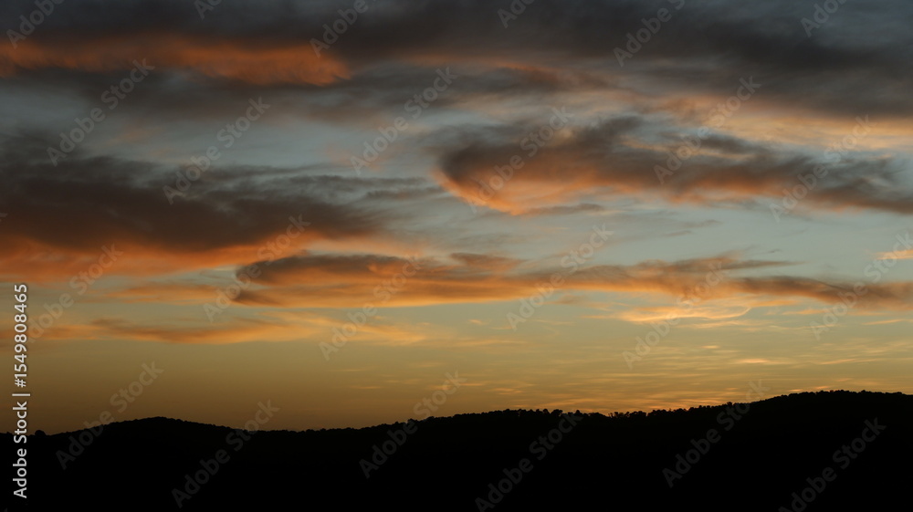 Fototapeta premium sunset in the mountains