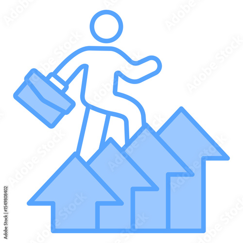 Career Blue Icon