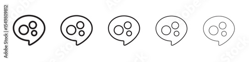 Hello talk icon vector illustration isolated