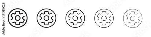 Hidden settings icon vector illustration isolated
