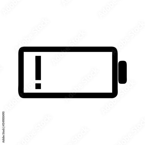 Full Battery Icon Silhouette | Power Charge Level Vector PNG | Energy Symbol Graphic for Mobile, Tech, Devices, Charging, UI & Digital Design
