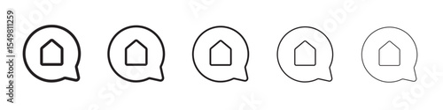 Home connect icon vector illustration isolated