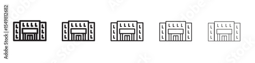Hotel icon vector illustration isolated