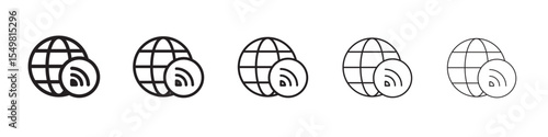 internet icon vector illustration isolated