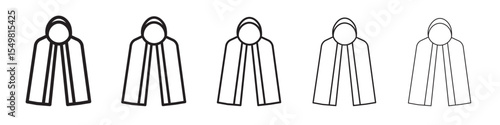 Invisibility Cloak icon vector illustration isolated