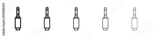 Jack cable icon vector illustration isolated