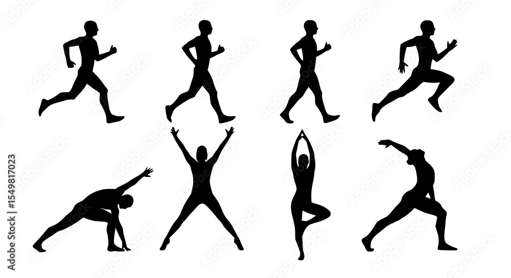 Dynamic Running Figures Dynamic Running Figures